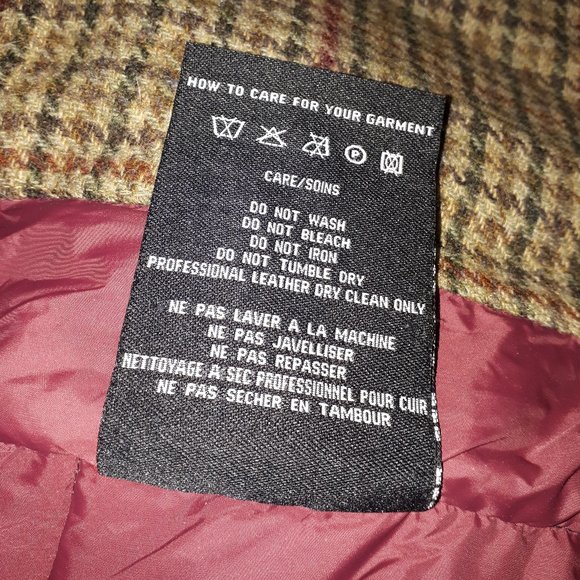 Penfield Landis Moon Shetland Wool Tweed Down-Filled Parka Medium - Picture 8 of 10